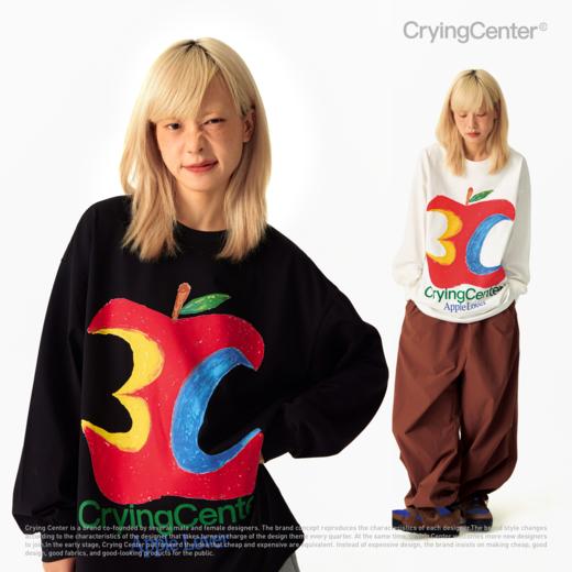 CryingCenter 3C苹果涂鸦长袖TE 哭喊中心 商品图0