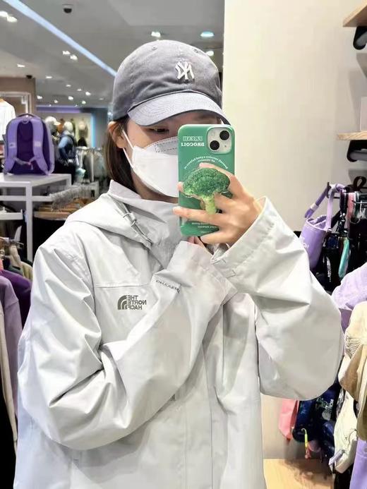 代工厂韩国单北北连帽防风冲锋夹克男女同款外套 商品图3