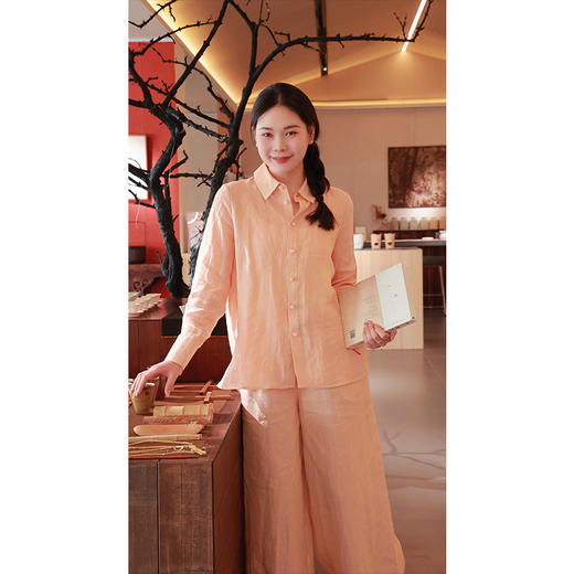 【2026东衣作】阔腿裤（25709063小山杏-高定款） 商品图1