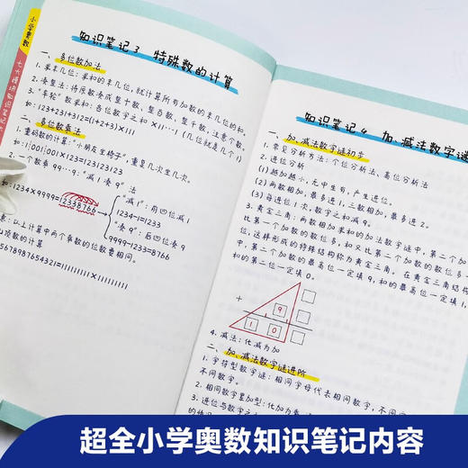 小学奥数解题笔记数论计算几何应用题计数行程模块小学一二三四五六年级奥数七大模块知识笔记大全 商品图1