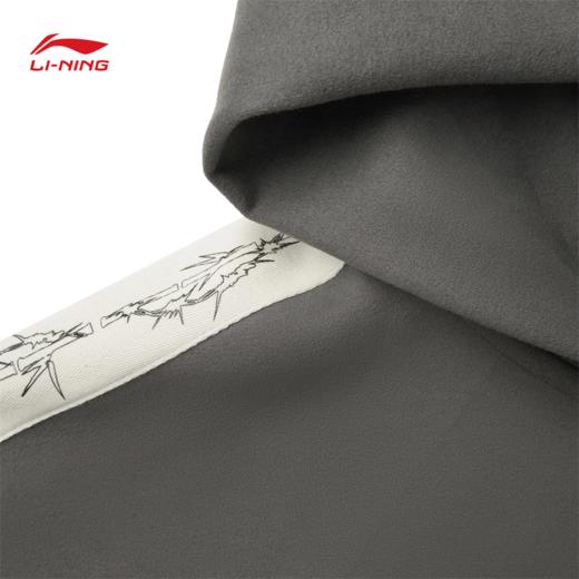 李宁反伍BADFIVE少不入川男子宽松开衫连帽卫衣AWDV795 商品图5