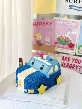 8-10寸 立体小汽车 动物奶油 戚风蛋糕