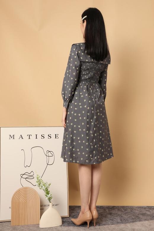 L.Fleuri 法式复古碎花方领连衣裙 15564 商品图5