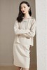 Y.SING衣香丽影 连帽针织卫衣半裙拼接套装 15405 商品缩略图1