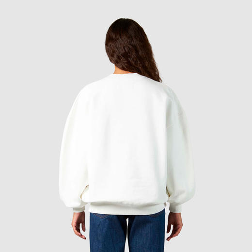 PHILIPPE MODEL 女士字母徽标印花棉质长袖卫衣 白色 SCND SB01 27 商品图2