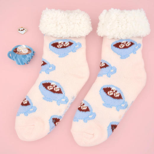 北京仓｜Coucou Suzette-Hot Chocolate Slipper- 热巧克力 中筒袜［法国设计师］ 商品图4