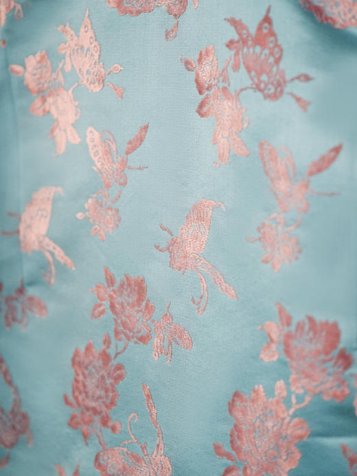 盛唐牡丹| 蝶恋花漳缎对襟马甲 商品图5