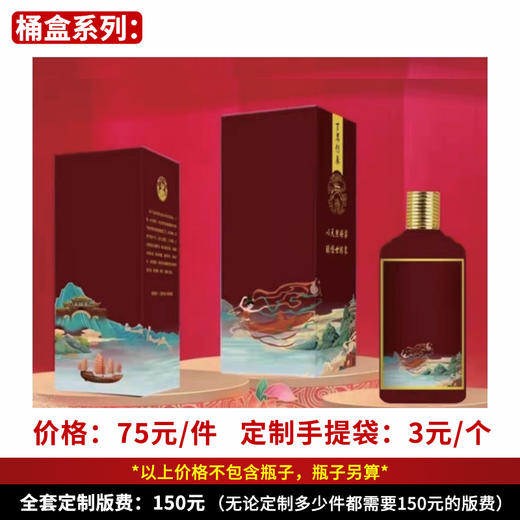 【桶盒系列】个性定制 1件500ml*6瓶 商品图0