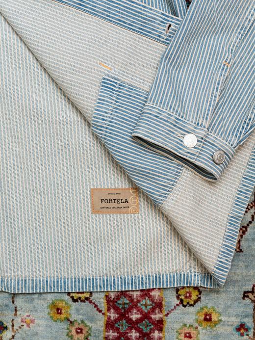 Fortela 铁道纹工装夹克 商品图14