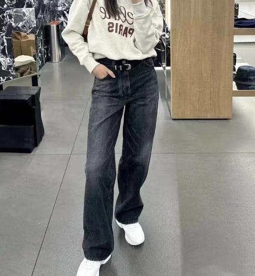  福利回馈！Cel重工水洗阔腿裤   黑灰色  土耳其牛仔 商品图0