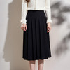 奢姿大码女装2025春季简约半松紧时尚半身裙胖妹妹减龄百褶裙子9951492954 商品缩略图4