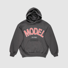 PHILIPPE MODEL 男士字母徽标印花棉质连帽卫衣 黑色 SHOU SB05 43