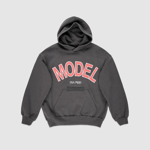 PHILIPPE MODEL 男士字母徽标印花棉质连帽卫衣 黑色 SHOU SB05 43 商品图0