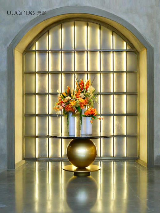 酒店大堂仿真花新年装饰花摆件圆桌大厅别墅售楼商场装饰喜庆假花 可开发票 商品图5