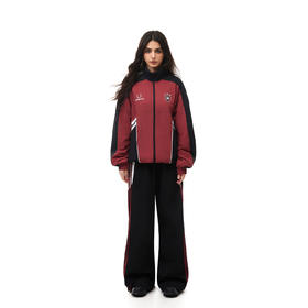 FDR官方店 美式复古拼接撞色夹克外套男女春季情侣装运动立领上衣