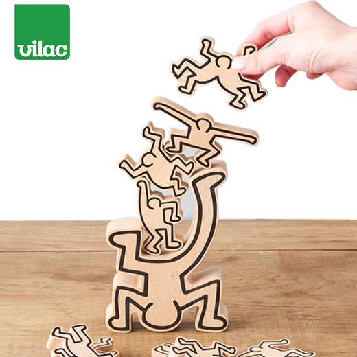 法国 Vilac 凯斯哈林叠叠乐 商品图3