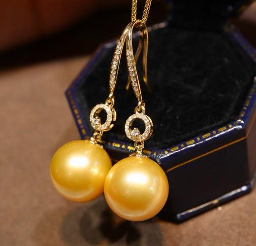 12mm-13mm金珠耳坠 商品图1