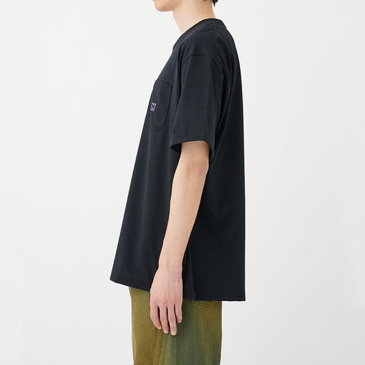 Needles S/S Crew Neck Tee Poly Jersey 蝴蝶刺绣圆领口袋T恤 商品图1