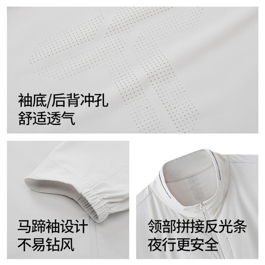 拇指白小衫拼接反光防晒衣无限系列 商品图3