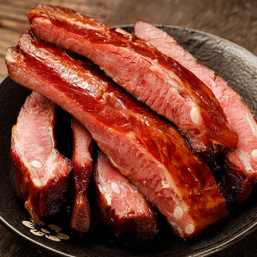 【宜昌助农馆】农家烟熏腊排骨礼盒 500g 商品图4