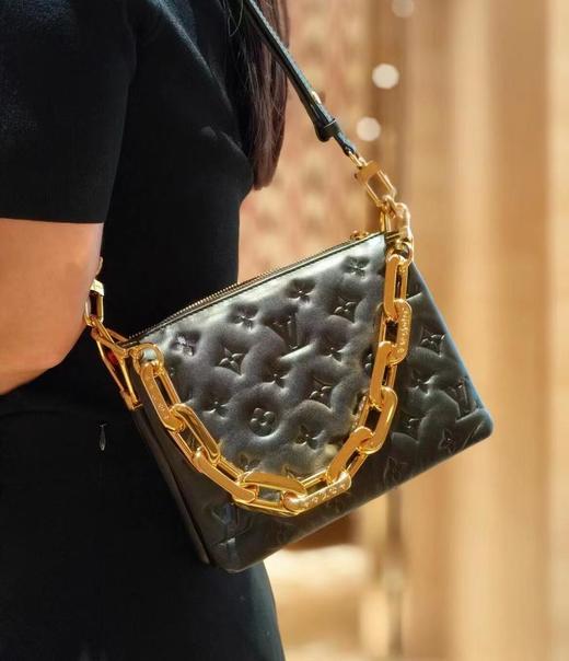 驴家CoussinBB老花压纹羊皮单肩包（HH） 商品图1