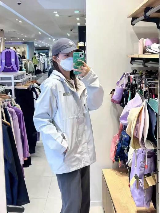 代工厂韩国单北北连帽防风冲锋夹克男女同款外套 商品图2