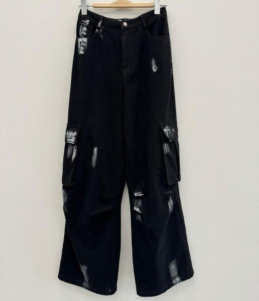 ZB1泼墨双口袋工装牛仔裤41015冬季344040040321 商品图0