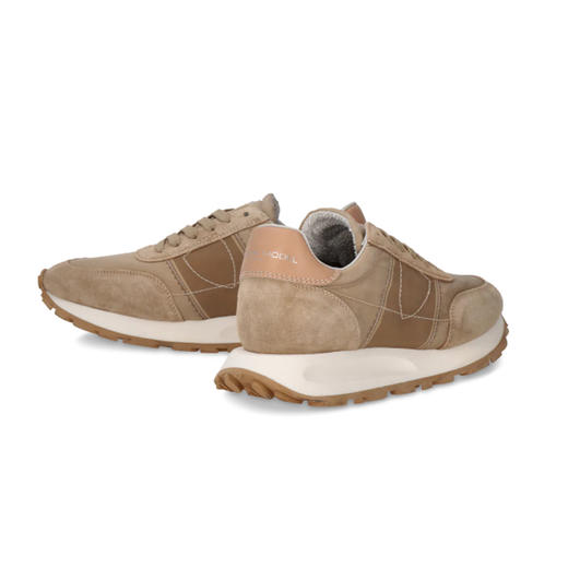 PHILIPPE MODEL 女士盾牌徽标 Tour 休闲运动鞋 驼色 TILD W008 商品图3