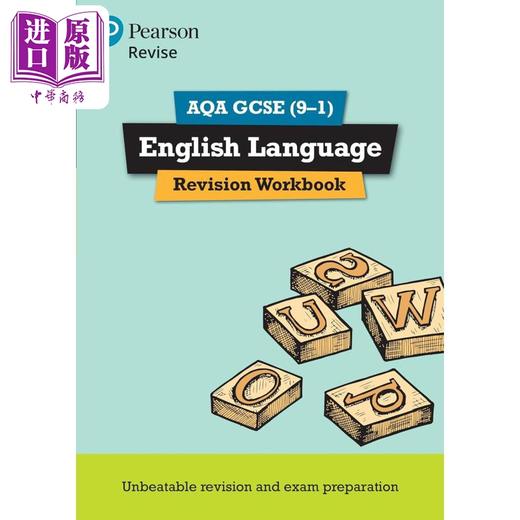 【中商原版】Pearson Revise 培生AQA GCSE英语语言复习练习册 AQA GCSE English Language Revision Workbook 2025 2026 exams 商品图0