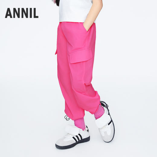 女童全腰梭织单裤夏季新款安奈儿童装EG526119 商品图1