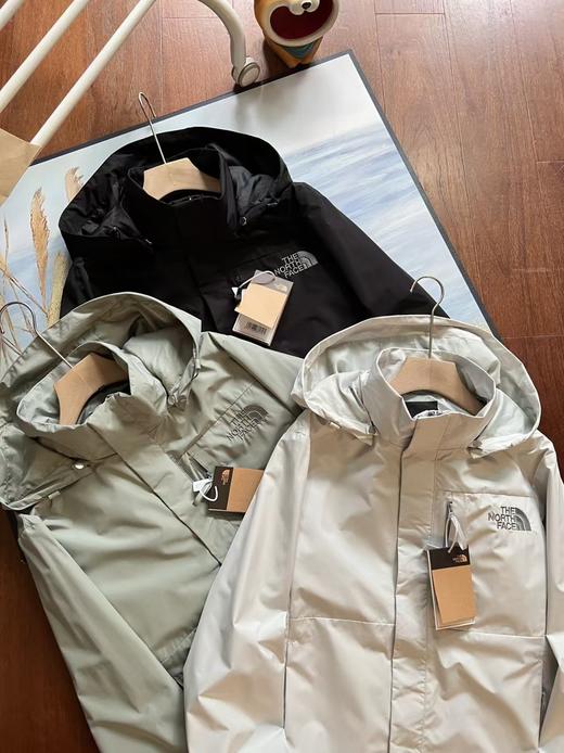 代工厂韩国单北北连帽防风冲锋夹克男女同款外套 商品图4