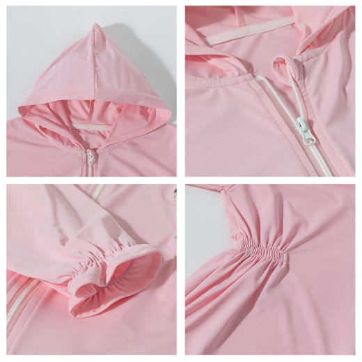 迪士尼【UPF50+】25春夏新款女宝童装防晒服凉感速干防晒服轻薄透气外套ZD2ES005 商品图6