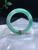 612252，54.7飘阳绿圆条手镯，大半圈带阳绿色，清新干净 商品缩略图1