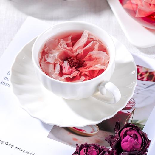 塞上烟雨墨红玫瑰 杯上的浪漫·墨红玫瑰花富 含花青素35g*2盒 送手提袋 商品图4