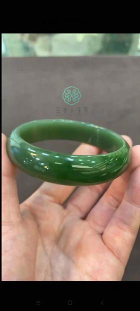 宽版高货碧玉手镯，菲菲特价专属