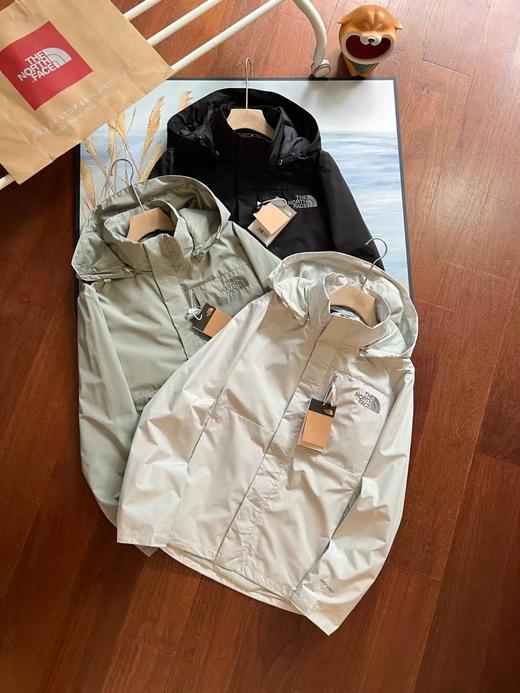 代工厂韩国单北北连帽防风冲锋夹克男女同款外套 商品图0