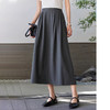 2025春季新款女时尚法式风高腰简约百搭休闲显瘦A字半身裙  TQ257 商品缩略图0