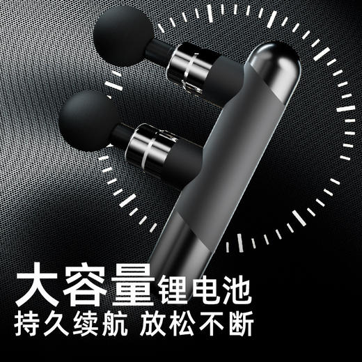 筋膜枪肌肉按摩器肌膜多功能颈膜放松震动健身电动双头颈膜枪 商品图2
