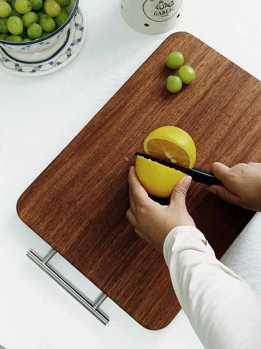 品牌清仓福利低至129元起原森太高硬黑金檀整木菜板某东售价259元精选非洲加蓬30年树龄的老黑金檀制作原切整木无粘合寿命是普通菜板的十倍以上基地直邮 商品图1