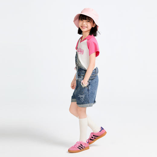 女童翻领短袖POLO衫夏季新款安奈儿童装实体店同款AG511583 商品图8