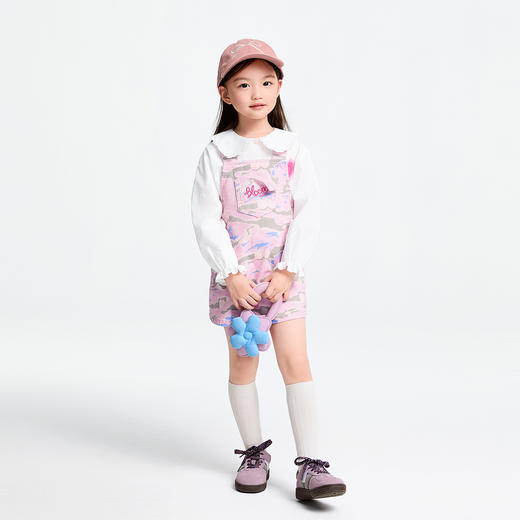 女童翻领长袖衬衣春季新款安奈儿童装实体店同款XG511555 商品图6