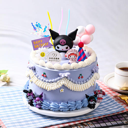 库洛米主题-鲜果奶油蛋糕，送给库洛米爱好者的惊喜礼物【惠州】 商品图2