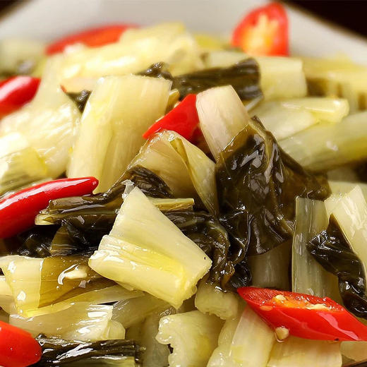 【宜昌助农馆】高杆腌白菜  酸脆可口 口感鲜香  炒菜饺子馅火锅食材500g 商品图1