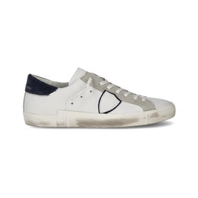 PHILIPPE MODEL 男士盾牌徽标 Prsx 休闲运动鞋 白色 PRLU VX22