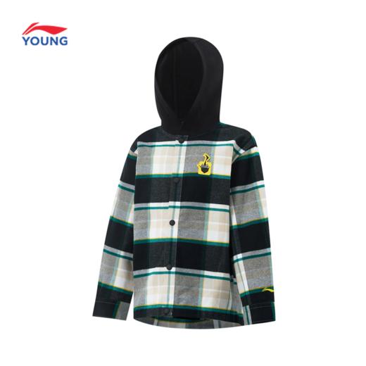 李宁男大童篮球系列宽松衬衫外套YFDV005 商品图0