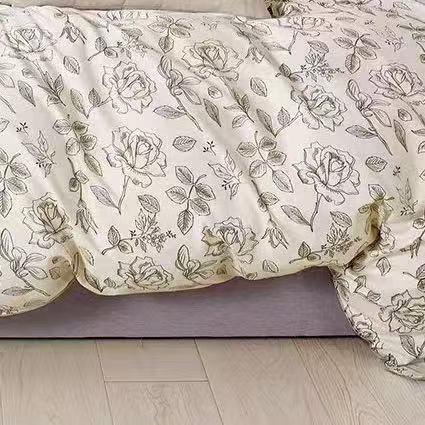 【恐龙厅】B7F丨  恐龙全棉四件套-写意花叶 商品图4
