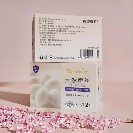 雅佳贝尔益生菌迷你卫生巾18cm*12P 商品图0