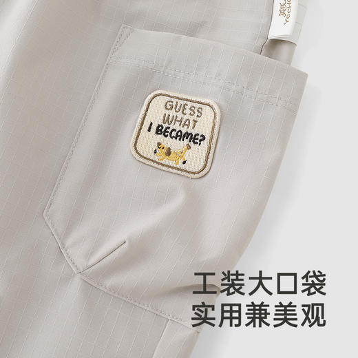 【商场同款】英氏儿童裤子夏季男童速干凉感工装裤2025新款长裤 商品图3