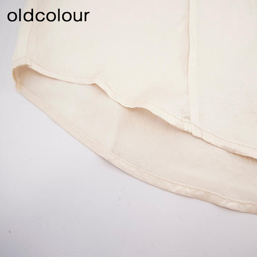 oldcolour欧珂2024春季时尚纯色宽松长袖衬衫女Q110107A1 商品图4