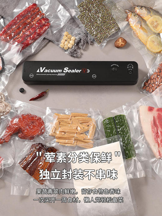 家用封口机食品全自动塑封真空密封机厨房干湿两用真空保鲜包装机 商品图0
